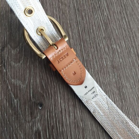 J Crew Chevron Pattern Belt Medium EUC - Picture 3 of 7